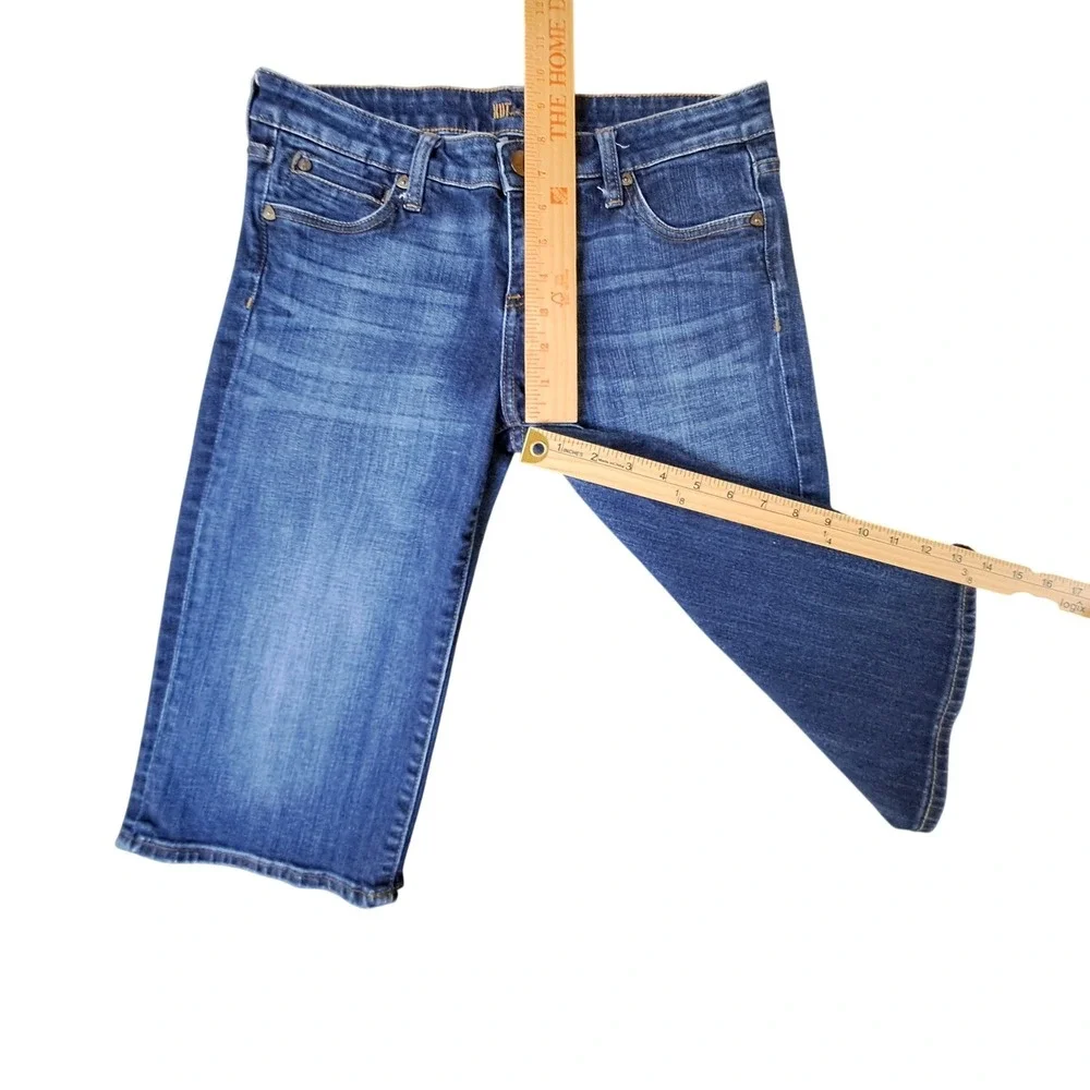 KUT from the Kloth Womens Bermuda Denim Shorts Medium Wash Blue Size 4 KB130MA1N